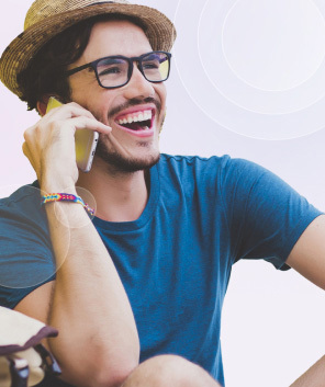 A mobile phone calling mom in China