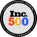 Recognized as Americas Fastest growing company by Inc 500