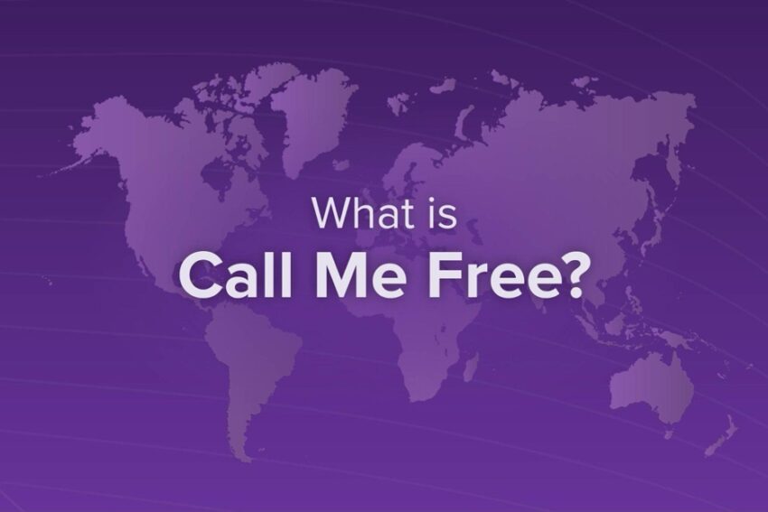 what is call me free with a purple background that also has a world in the background