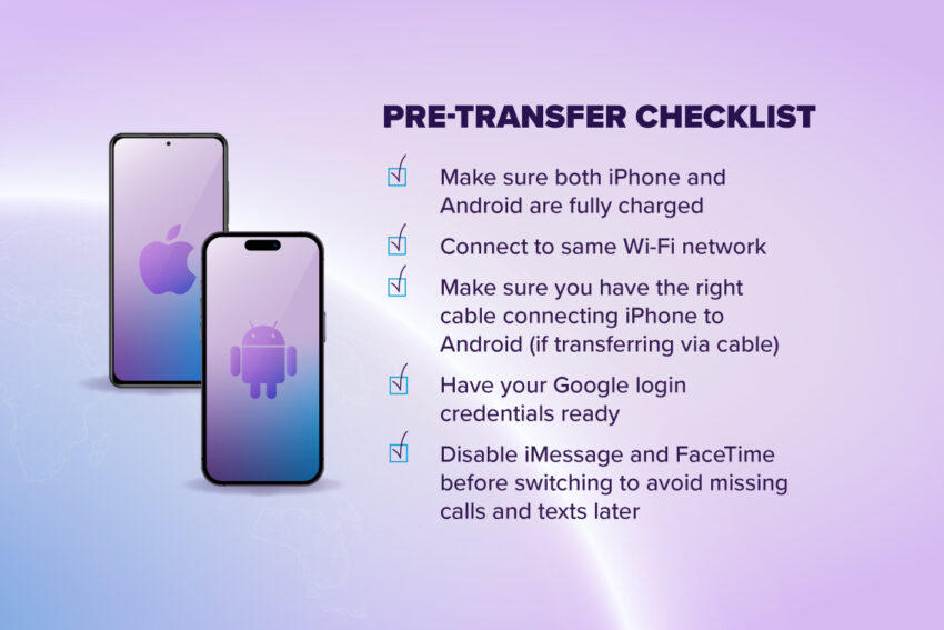 How to transfer data from iPhone to Android | Ultra Mobile