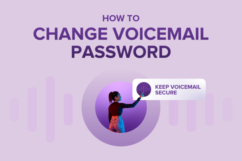 how to change voicemail password with a lifestyle image
